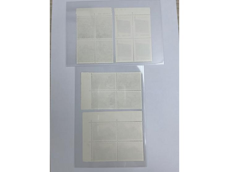 N10 with imprint margin. Fresh MNH, few with mostly light toning. Mostly VF.